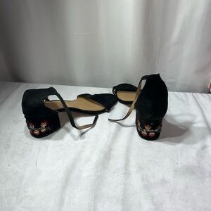 Express Womens Embellished Heel Sandal Size 10